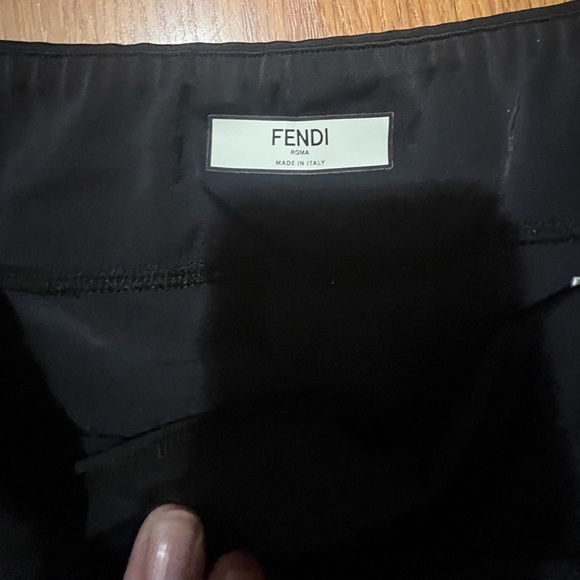 FeNDI Graphic Logo Cycling Shorts Black size 42​​ - Picture 3 of 7